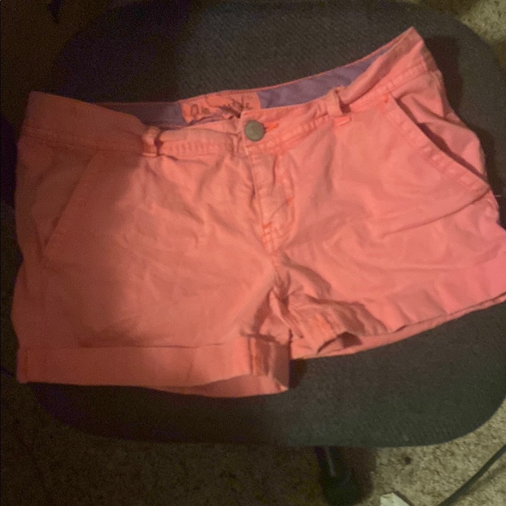 Aeropostale Coral High Waist Shorts